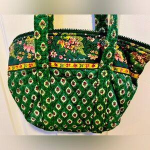 Vintage Vera Bradley Greenfield Quilted Bag